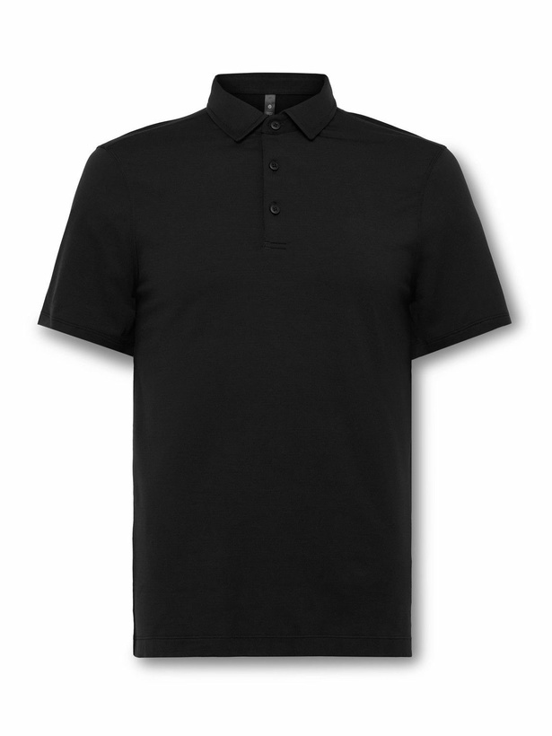 Photo: Lululemon - Evolution Slim-Fit Stretch-Jersey Golf Polo Shirt - Black