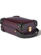 GLOBE-TROTTER - Leather-Trimmed Three-Watch Case