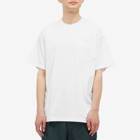 WTAPS Men's 24 Back Print Pocket T-Shirt in White