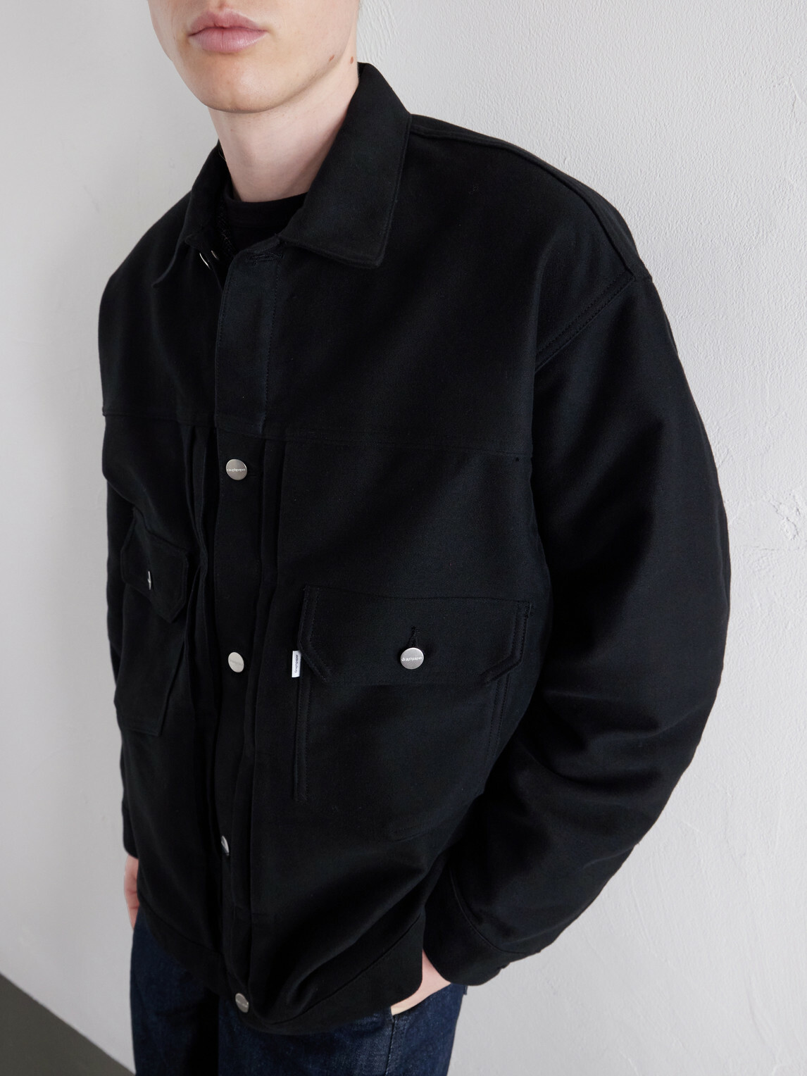 Graphpaper - Cotton-Twill Overshirt - Black