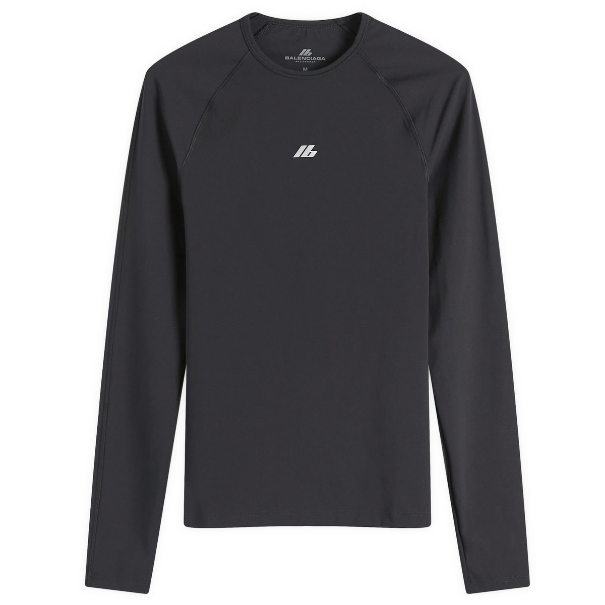 【送料関税込】Balenciaga Slim Fit Long Sleeve Balenciaga Men's Slim Fit Long Sleeve in Black/Reflective