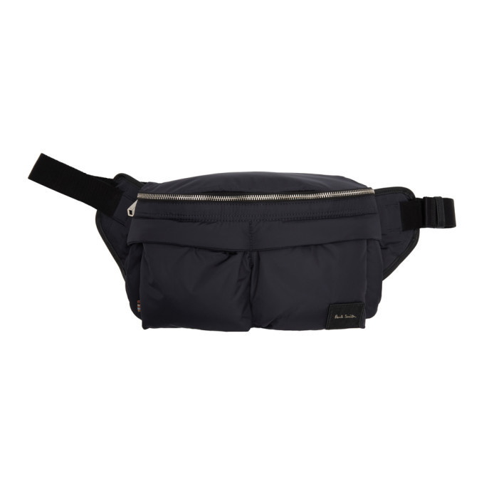 Photo: Paul Smith Navy Satin Waist Bag