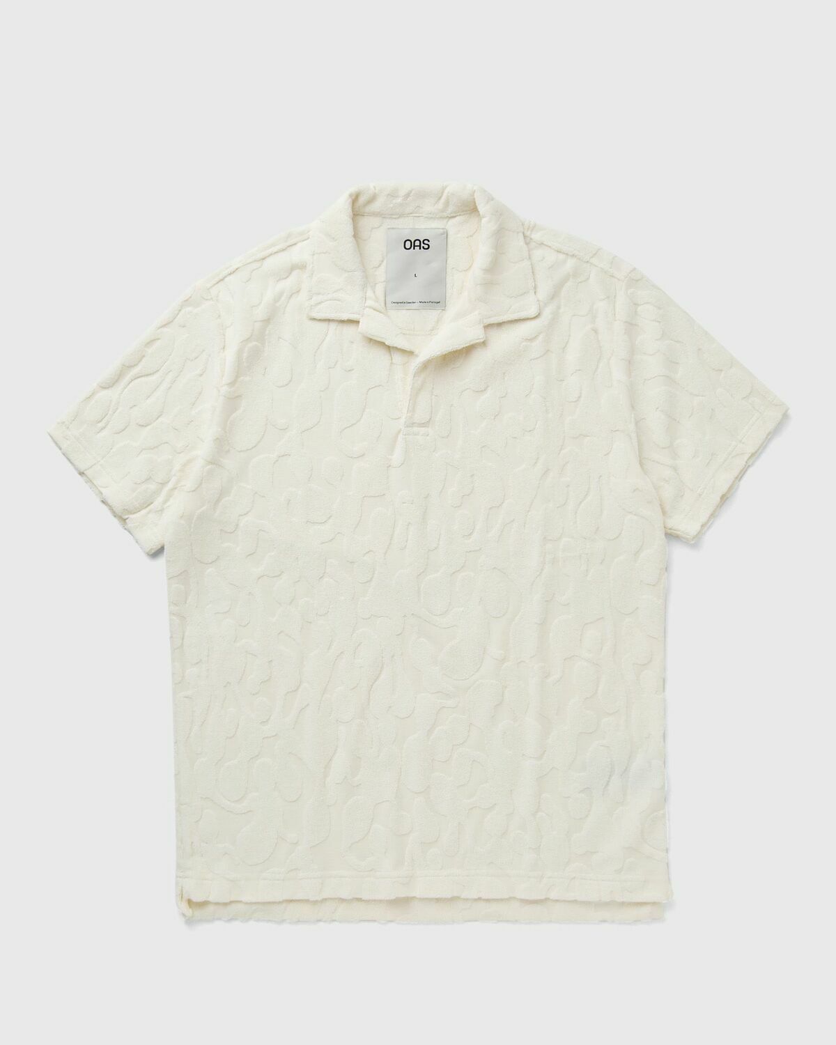 OAS Nero Verve Cuba Terry Shirt Beige Mens Shortsleefe