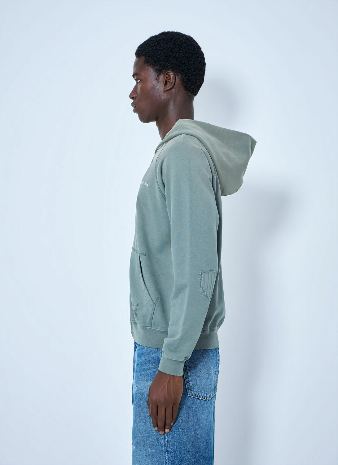 Acne Studios Mended Fleece Hoodie