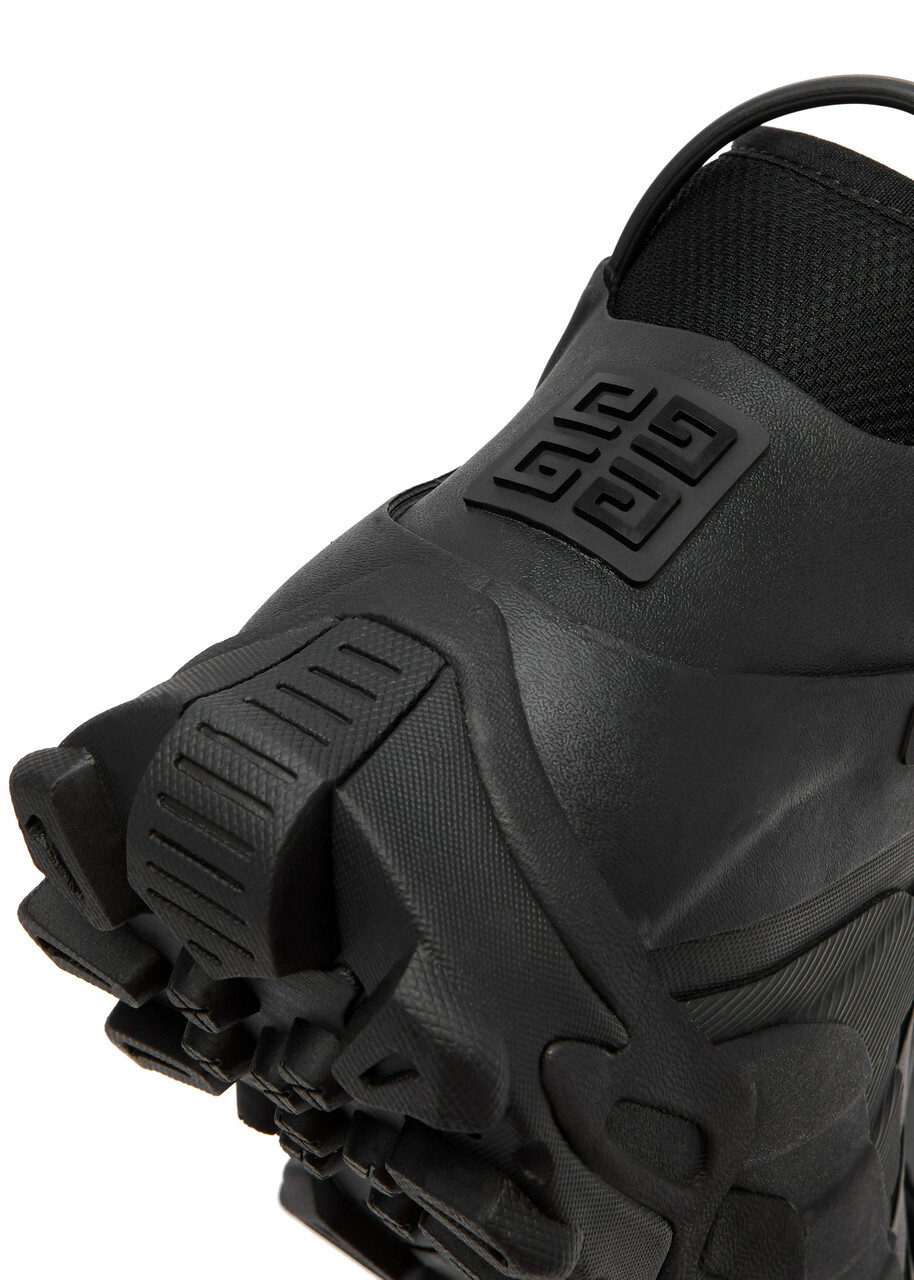 Givenchy Bog Rubber Ankle Boots Black