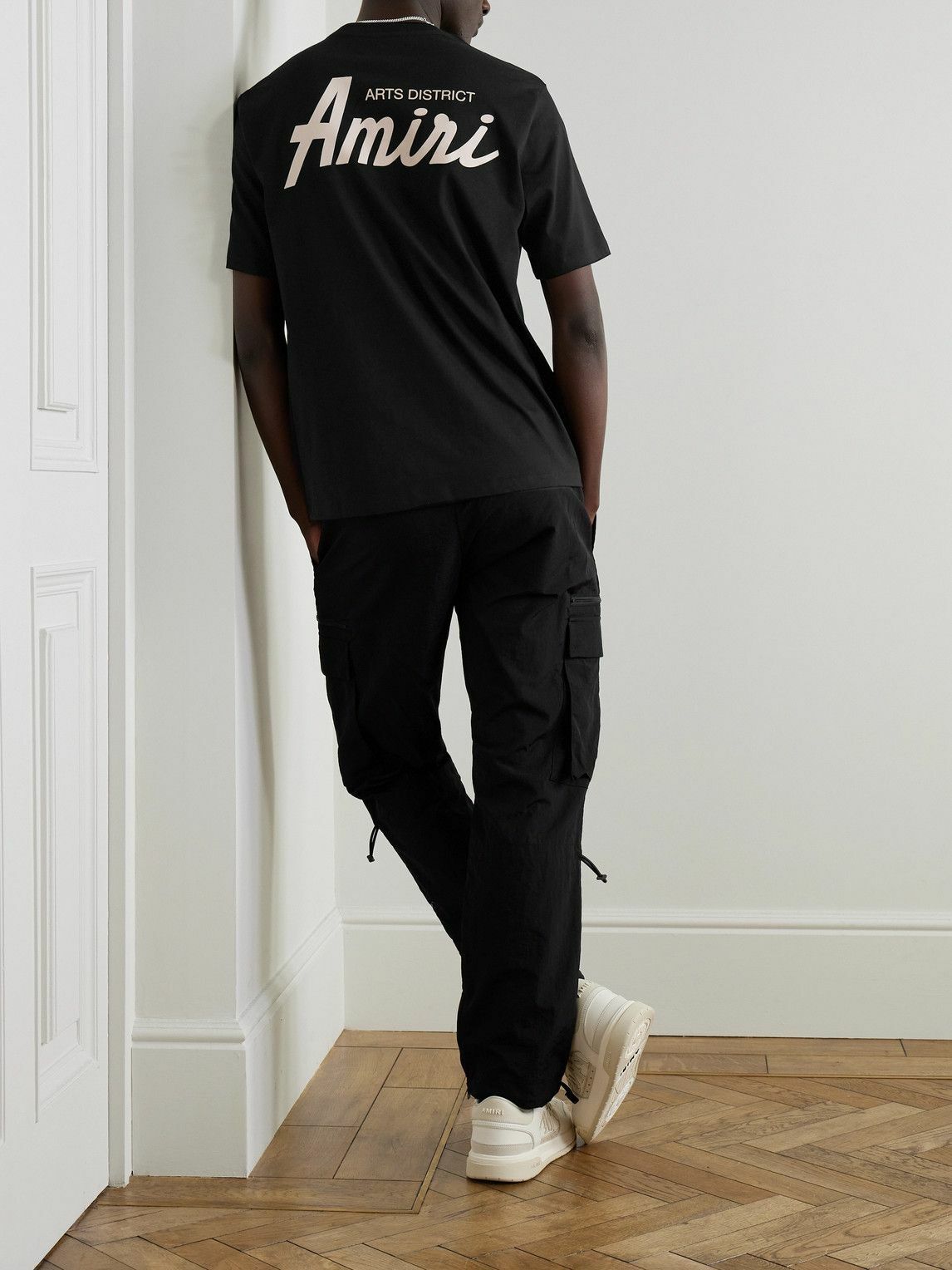 AMIRI - City Logo-Print Cotton-Jersey T-Shirt - Black Amiri
