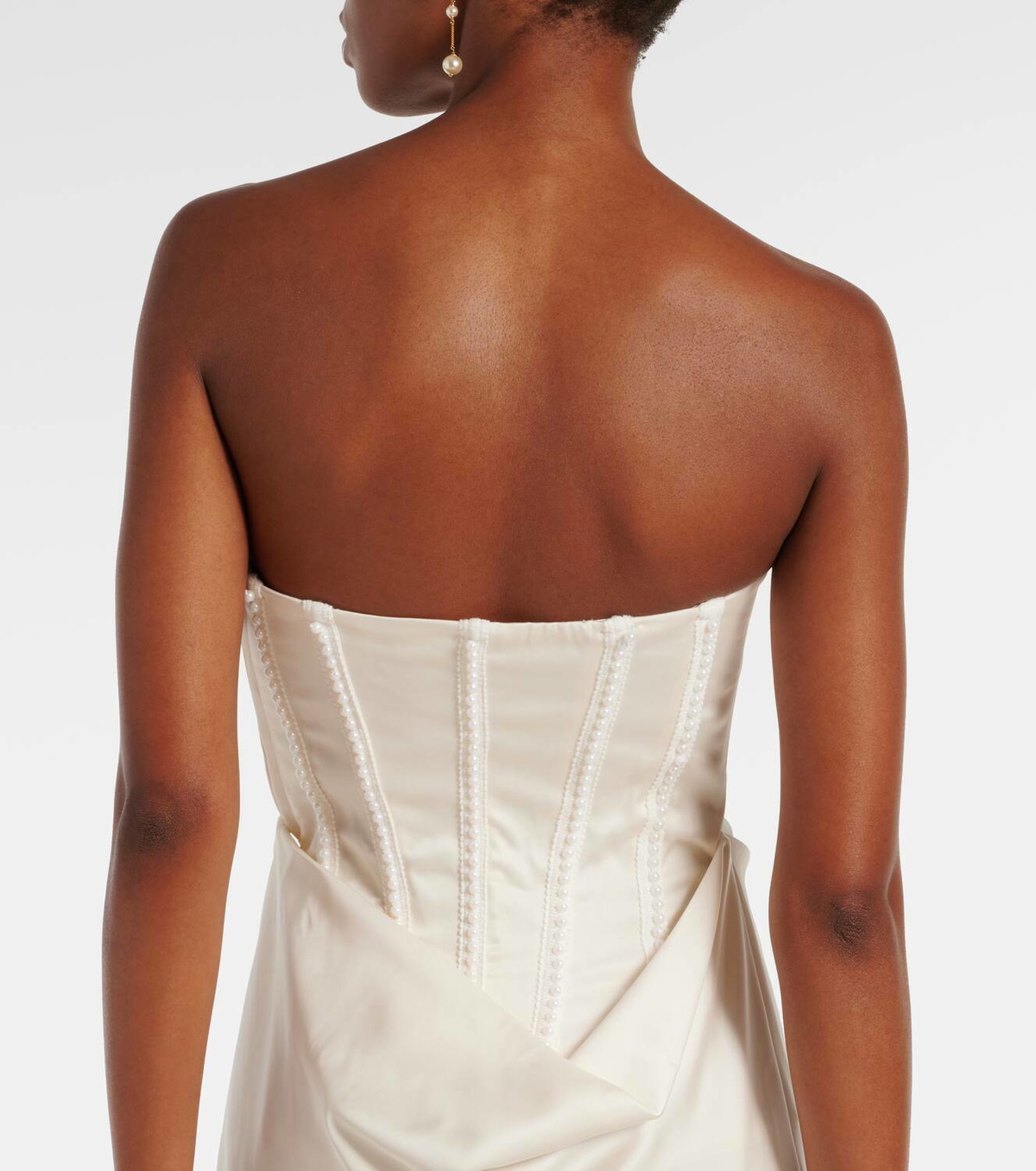 Rotate Bridal embellished satin corset dress ROTATE Birger