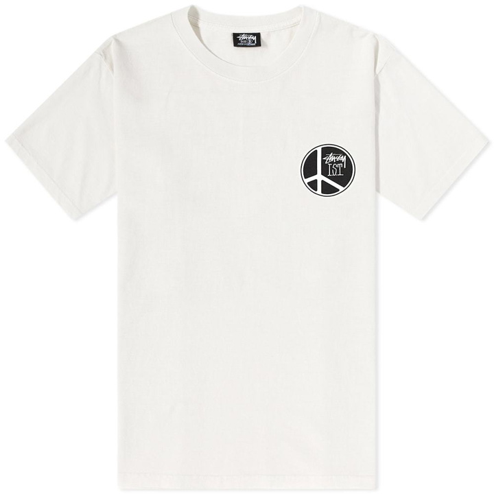 Photo: Stussy Peace Dot Pigment Dyed Tee