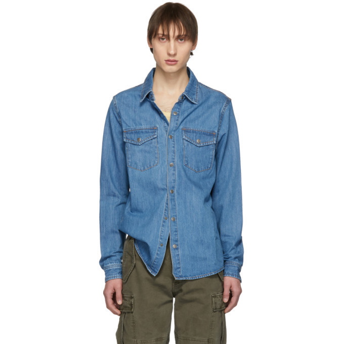 Photo: Ksubi Blue Denim Young Americans Shirt