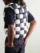 KAPITAL - Cropped Reversible Quilted Padded Shell Gilet