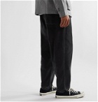 Barbour White Label - Tapered Cotton-Corduroy Trousers - Black