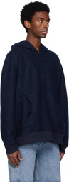 WYNN HAMLYN Navy Raglan Sleeve Hoodie