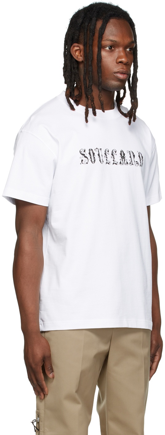 Soulland White Circus Logo T-Shirt Soulland