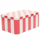 HAY Tin Container - Small in Red/Off-White 