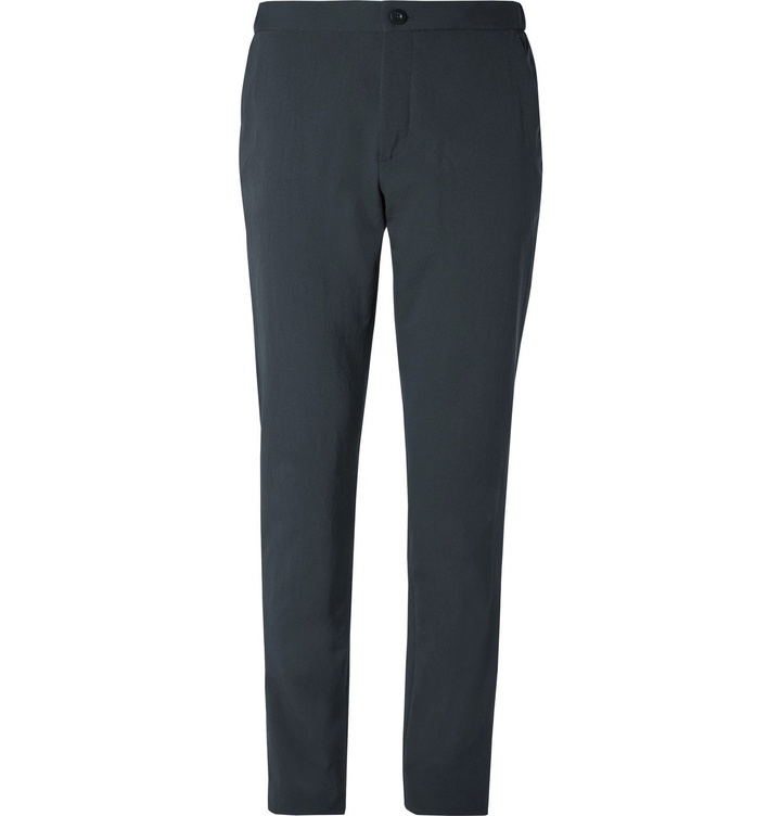 Photo: Incotex - Urban Traveller Slim-Fit Tech-Twill Suit Trousers - Blue