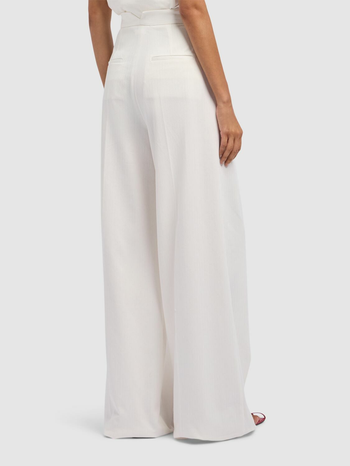 ★Max Mara★25春夏 CHENZIA コットン ジャージー パンツ MAX MARA Chenzia Jersey Jacquard Wide Leg Pants Max Mara