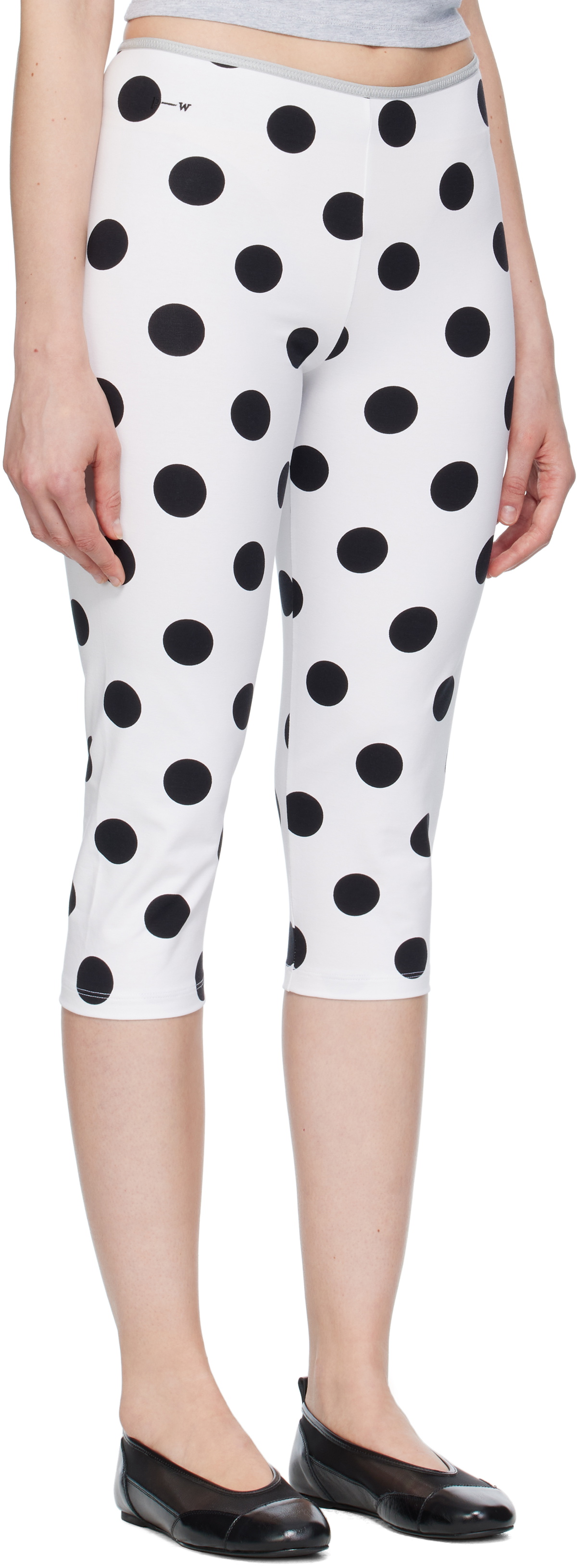 Paloma Wool White & Black Aneu Leggings