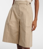 Brunello Cucinelli Cotton and linen shorts