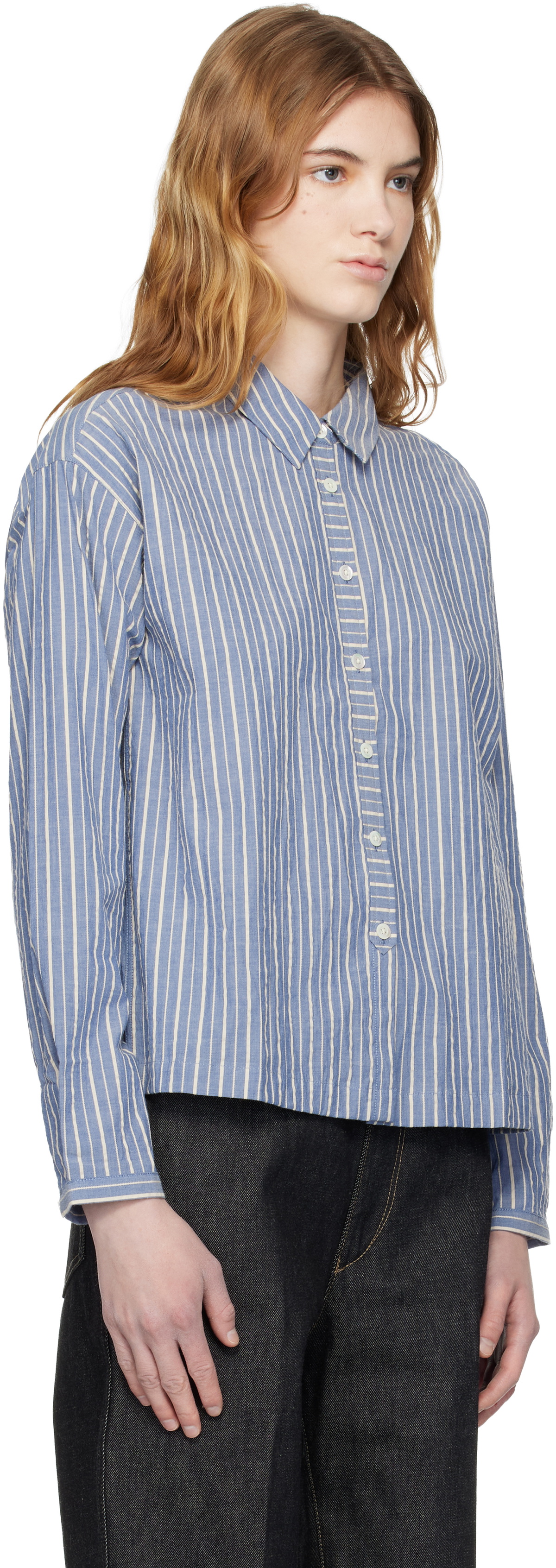 YMC Blue Marianne Shirt