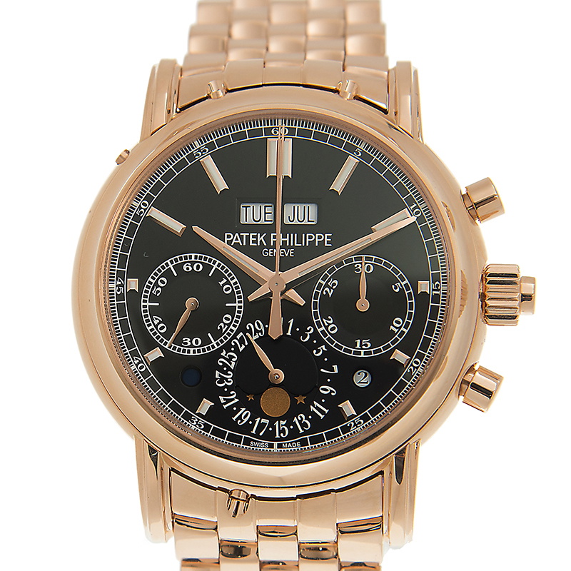 Patek Philippe Grand Complications Black Dial Mens Watch 5204/1R-001