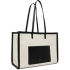 Loulou de Saison Black & Beige Arabella Tote
