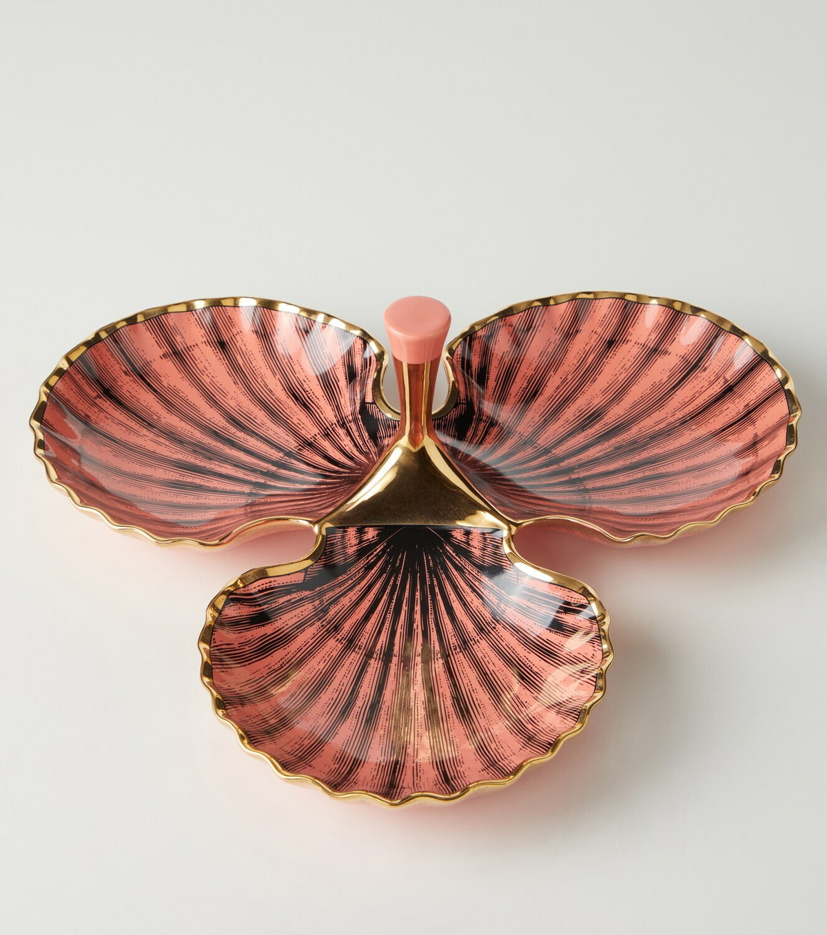Jonathan Adler Sirena Trefoil porcelain serving dish