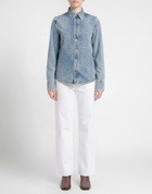 Petar Petrov Womens Denim shirt in Blue