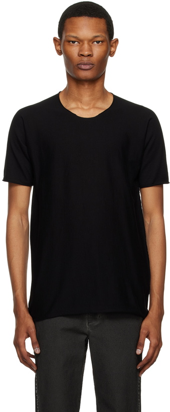 Photo: Label Under Construction Black Arched T-Shirt