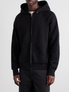 Les Tien - Cotton-Jersey Zip-Up Hoodie - Black