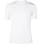 Adidas Sport - Alphaskin Tech Mesh-Panelled T-Shirt - White