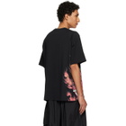 Y-3 Black Graphic Short Sleeve T-shirt