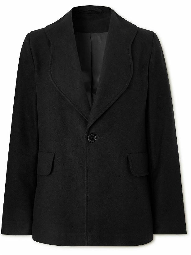 Photo: Séfr - Peace Lyocell and Cotton-Blend Suit Jacket - Black