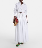 Dolce&Gabbana Cropped cotton poplin shirt
