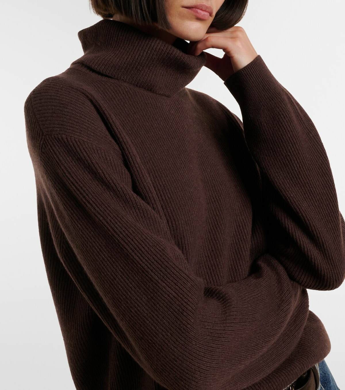 Brunello Cucinelli Monili cashmere turtleneck sweater