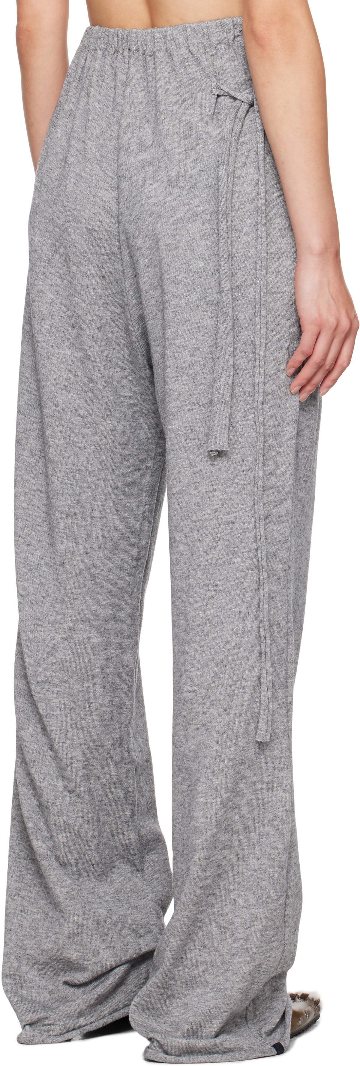 Ottolinger Gray Knit Lounge Pants Ottolinger