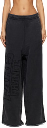 VETEMENTS Black 'Paris' XXXL Sweatpants