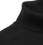 Balenciaga - Embroidered Cashmere Rollneck Sweater - Black