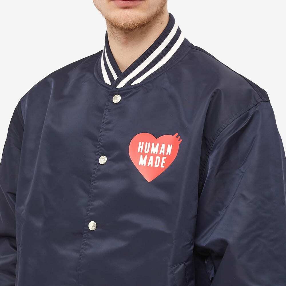 Human Made Men's Nylon Stadium Jacket in Navy Human Made