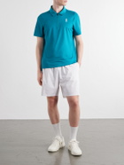 On - Court Logo-Printed Shell Polo Shirt - Green