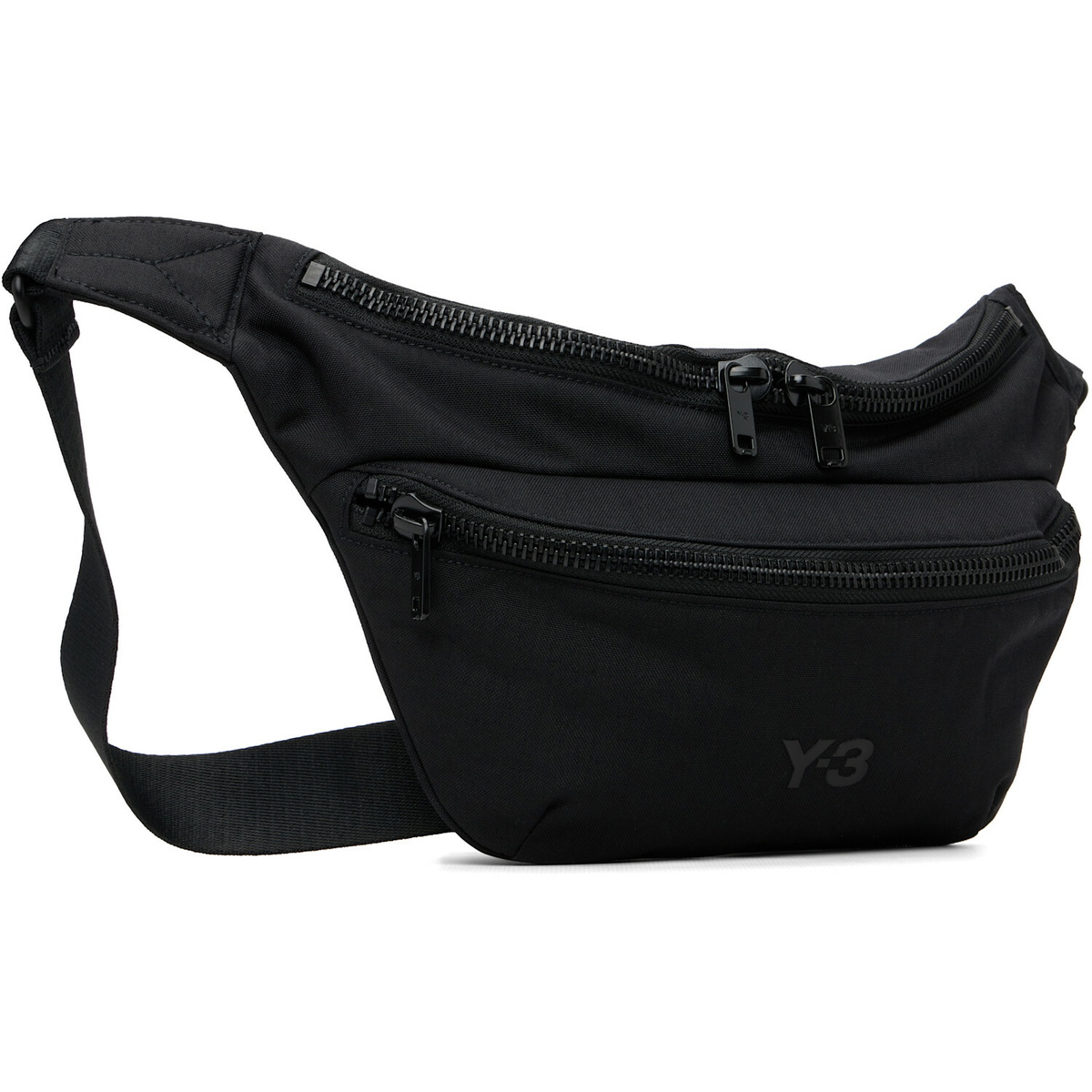 Y-3 Black Staple Fanny Pack