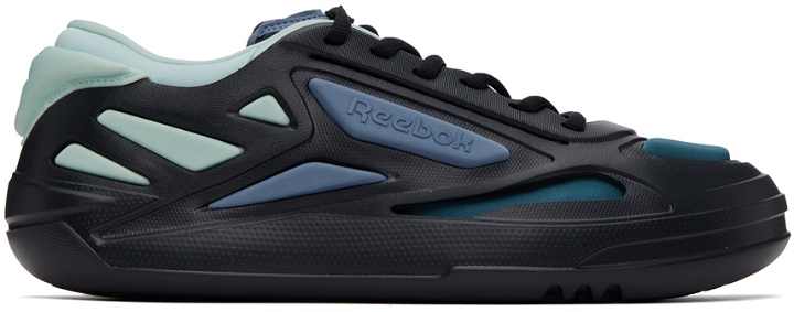 Photo: Reebok Classics Black & Blue Future Club C Sneakers