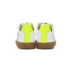 Maison Margiela White and Yellow Replica Sneakers