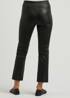BY Malene Birger Florentina Cropped Leather Leggings Black