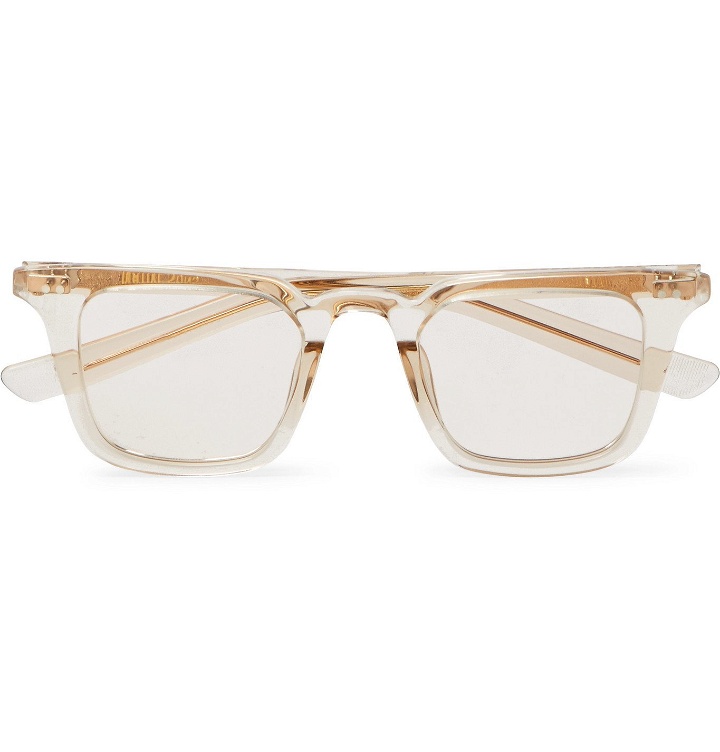 Photo: Native Sons - Yazzi Square-Frame Acetate Optical Glasses - Yellow