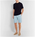Tod's - Solaro Cotton-Blend Shorts - Blue