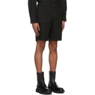 Kenzo Black Garment-Dyed Shorts