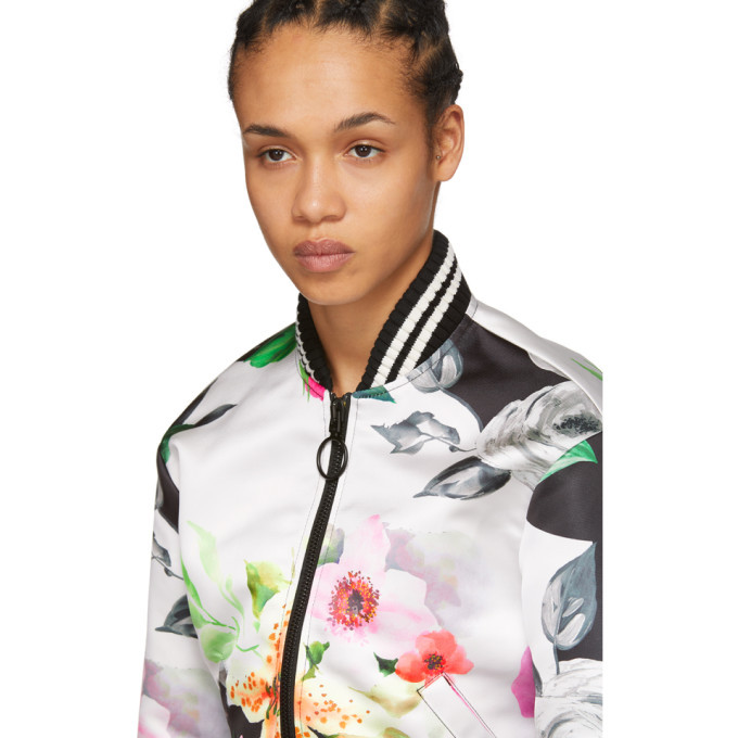 Off-White Multicolor Duchesse Varsity Jacket