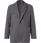 Maison Margiela - Grey Oversized Reversible Cotton-Jersey Blazer - Gray