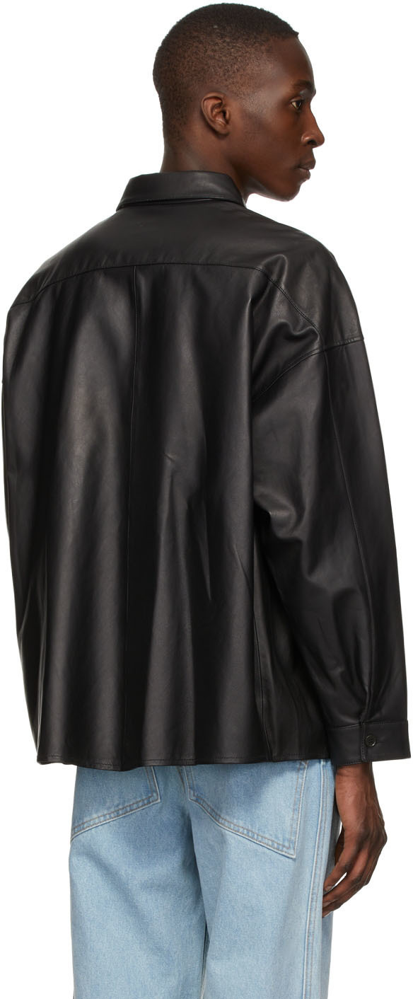 Marni Black Soft Leather Jacket Marni