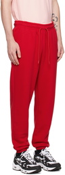 Nike Jordan Red Brushed Lounge Pants